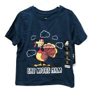 Wholesale - BOYS SIZE 4-7 EAT MORE HAM T-SHIRT C/P 24